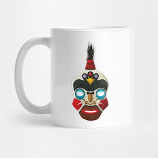 Watercolor tribal mask Mug